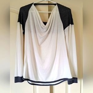 Maurices Two Tone Open Back Sweater